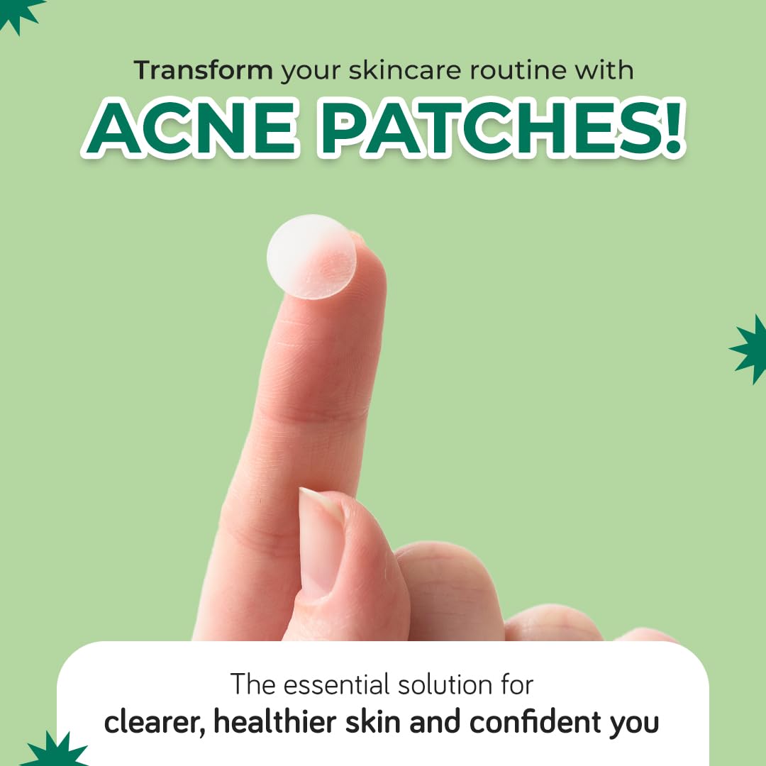 Moody Acnexpert Pimple Patches For Face With Salicylic Acid (0.5%), Hydrocolloid & Green Tea | Hydrocolloid Patch | Acne Removal |Acne Pimple Patch | Invisible Facial Stickers |Pimple Remover | Reduces Acne, (36 nos)