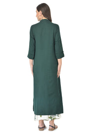 Pistaa's  Women's  Cotton Solid Readymade Salwar Suit Set