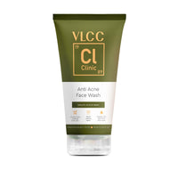 VLCC Clinic Anti Acne Face Wash - 150ml | Salicylic Acid & Neem For Acne Prone Skin | Acne control, Oil-Prone Skin | Fades Acne, Spots & Brightens Skin | Smooth & Soft Skin | Paraben Free