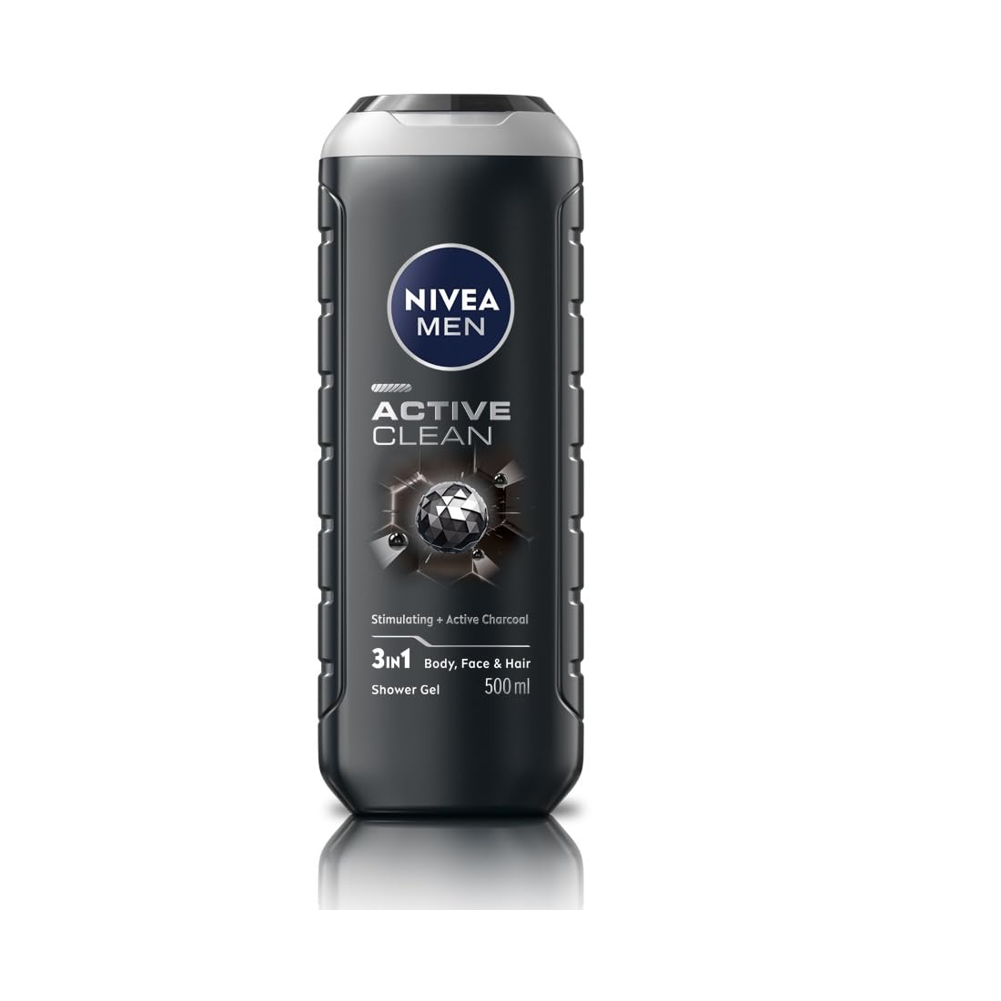 NIVEA MEN Active Clean Shower Gel,500 ml (Pack of 1)