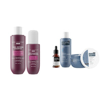 Bare Anatomy Curl Defining Shampoo + Curl Intensifying Leave In Conditioner Cream |Women & Men | 250 ml + 140ml Anti-Hair Fall Shampoo + Mask for Women & Men