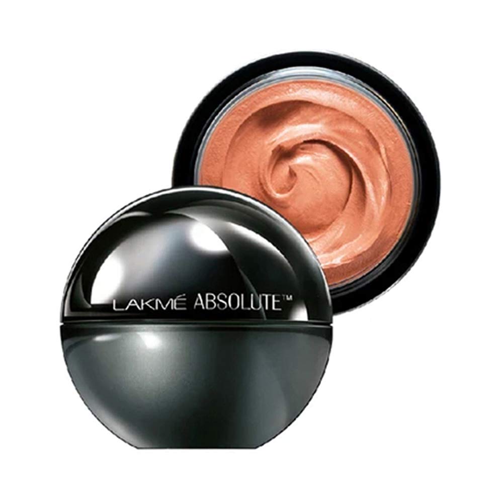 Lakmé Absolute Skin Natural Mousse, Rose Fair 02, SPF 8 Natural Finish Matte Cream Foundation, 25g & Lakmé Absolute Blur Perfect Matte Face Primer, Peach, 10g