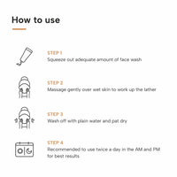 DERMATOUCH Bye Bye Pigmentation Face Wash || Anti Pigmentation for Women/Men with Niacinamide, Kojic Acid, & Glutathione - 70G