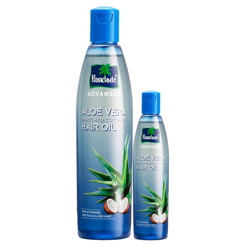 Parachute Advansed Jasmine Coconut Hair Oil, 300ml (Free 90ml) and Parachute Advansed Aloe Vera Enriched Coconut Hair Oil, 250ml (Free 75ml)