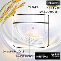 TRESemme Pro Pure Damage Recovery Mask, With Fermented Rice Water, Sulphate Free & Paraben Free, For Damaged Hair, 300 Millilitre, Sunflower