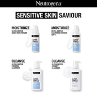 Neutrogena Ultra Gentle Daily Moisturiser | Oil Free | Glycerine, Niacinamide & Vitamin B5 | Light Weight & Non Greasy | Dry & Sensitive Skin | 100ml