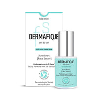Dermafique Acne Avert Serum 30 ml, with 2% Salicylic Acid, Reduces Acne in 3 Days, for Oily-Acne Prone Skin