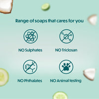 Himalaya SINCE 1930 Himalaya Herbals Refreshing Cucumber Soap And Coconut Soap, 125G (Pack of 5)