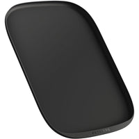 Dog Food Mat, Safety Silicone Cat Food Mat for Feeder & Fountain, Waterproof Dog Bowl Mats, Raised Edge Spill Protection Floor, Cove Feeding Mat for Pet Charcoal