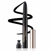 FACESCANADA Ultimepro Hd Deep Black One Stroke Pencil Kajal 1.4G & Magneteyes Kajal - Black, 0.35G, Matte Finish