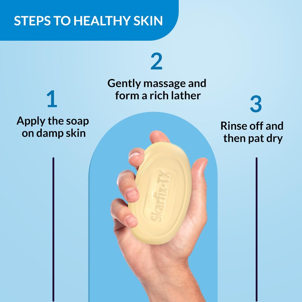 Fixderma Skarfix -TX 1% Kojic Acid Soap for Skin Whitening with Tranexamic Acid | Glutathione for Pigmentation | Skin Whitening Soap for Women & Men - 75gm