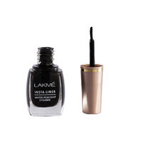 Lakmé Insta Eye Liner, Black, 9Ml And Lakmé Rose Matte Face Powder, Soft Pink, 40G