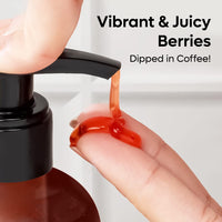 mCaffeine Coffee Body Wash with Berries - Value Pack of 2 | Sweet & Vibrant Berry Aroma | Vit C & E Rich Body Cleanser for Supple Skin | Shower Gel | Sulphate Free Shower Gel for Men & Women - 200 ml