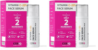 Cos-IQ 23% Vitamin C Face Serum for Glowing Skin (30 Days Pack) | Advanced Molecular Skincare Technology | Highly Stable, Non Irritating, Non Sticky| Brightening Vit C Formula For Men and Women | 30ml