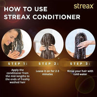 Streax Glossy Serum Shine Unscented Hair Conditioner For Women & Men| For Dull & Dry Hair| With Silicon Actives For Shiny Hair And Frizz Control| Paraben Free - 240Ml,1 Count