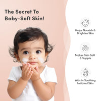 Mylo Baby Cream for Face 100 gm | Dermatologically Tested | Made Safe Certified | Nourishes and Brightens Skin | Soothes Skin Irritation | 24 Hours Moisturization