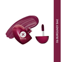 SUGAR Cosmetics LA LA Love Matte Liquid Lipstick | Lasts 18Hrs | Transferproof & Waterproof | 5ml | 06 Burgundy Bae