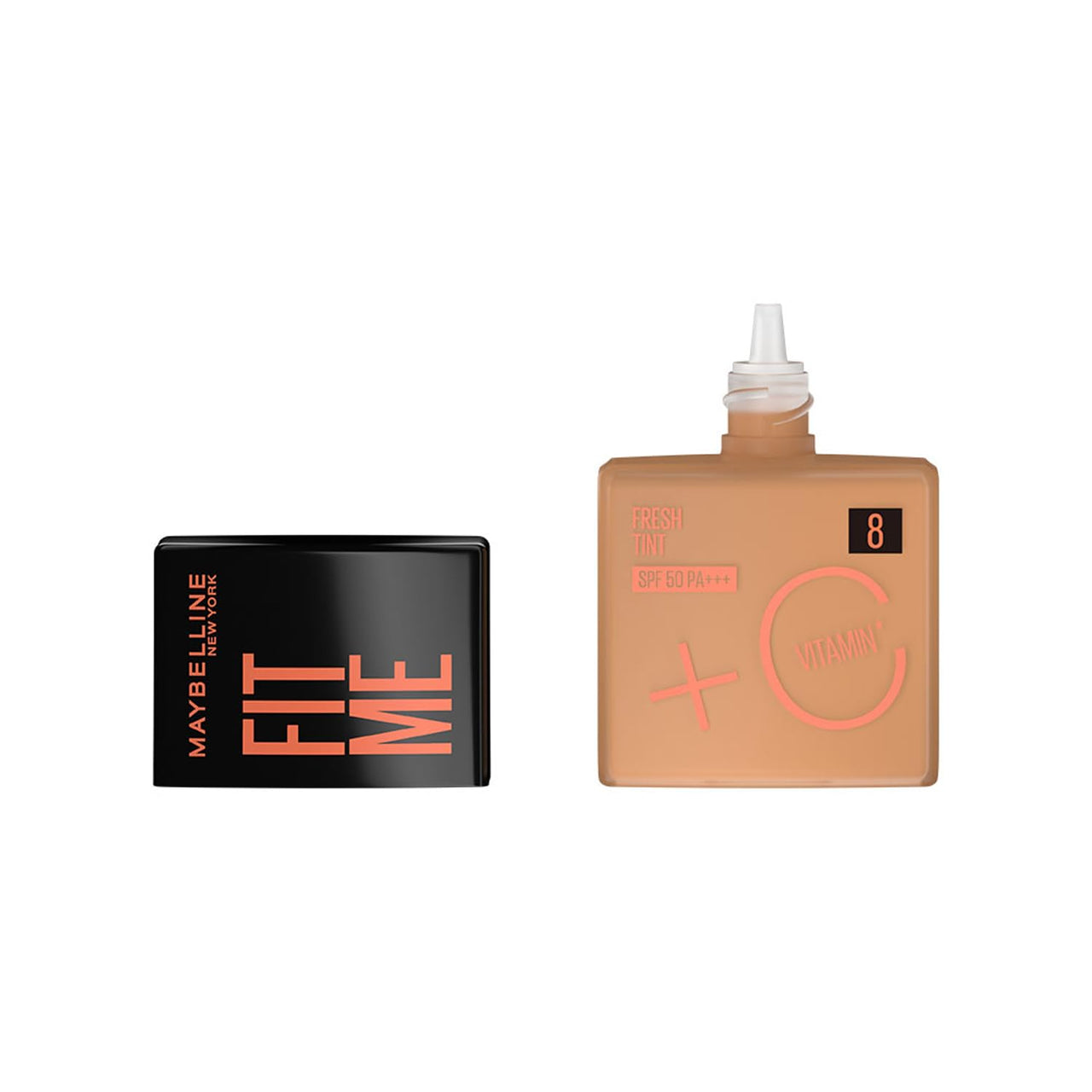 Maybelline New York Fit Me Fresh Liquid Tint With SPF 50 & Vitamin C, Shade 08, Natural Coverage Skin Tint For Daily Use, 30ml