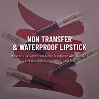 Swiss Beauty Non-Transfer Waterproof Lipstick with Jojoba Seed Oil | Matte Finish | Long-Lasting | Highly Pigmented | Shade- Blood Red, 3gm