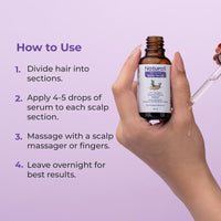 Naturali Anti-Hairfall Scalp Serum With Rosemary, Ginseng & Redensyl | Boosts Hair Growth | Strengthen Hair Follicles | Paraben-free | Best Anti-Hairfall Serum | 30ml