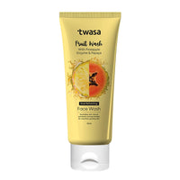 Twasa Pineapple Enzyme & Papaya Fruit Face Wash For Gently Exfoliates, Reduce Dark Spots & Glowing Skin | Cleanser For Brightening & Evens Skin Tone | For Men & Women - 100ml