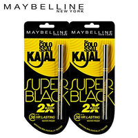 Maybelline New York Colossal Kajal, Super Black (Pack of 2 at 20% Off)