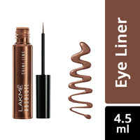Lakmé Absolute Shine Liquid Shimmery Eye Liner - Black, 4.5Ml And Shimmer Bronze, 4.5Ml