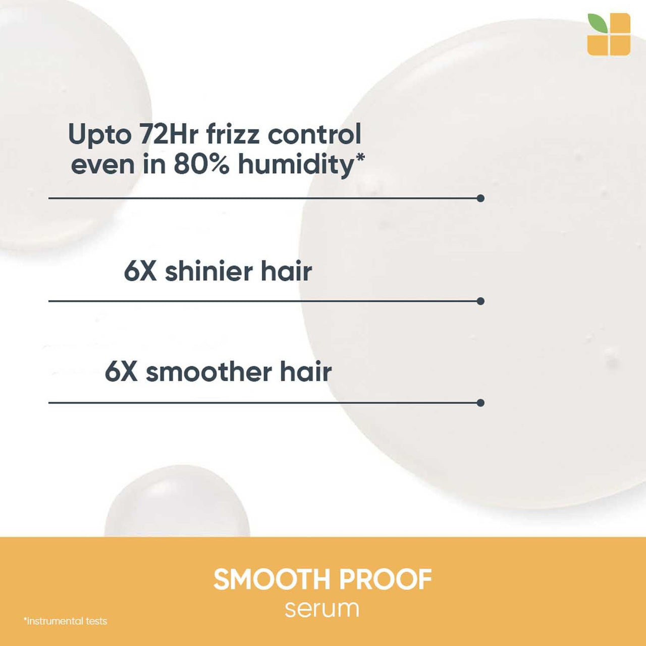 Biolage Professional Anti-Frizz 6-in-1 Hair Serum for Dry and Frizzy Hair, Up to 72HR Frizz Control, With Avocado Oil, Hair Serum for Women and Men, Serum for Hair Smoothing, Vegan&Cruelty-Free, 100ml