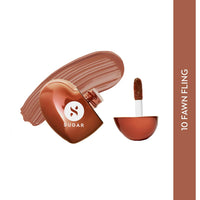 SUGAR Cosmetics LA LA Love Matte Liquid Lipstick | Lasts 18Hrs | Transferproof & Waterproof | 5ml | 10 Fawn Fling