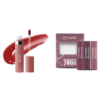 MARS Drip Lip Mist for Women (4.5 ml) (05-Cranberry Drip) Matte Box Set of 3 Lipsticks for Women |(3x3.2 gm) (03-Plum)