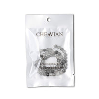 CHEAVIAN 60PCS 6mm Natural Cloud Crystal Gemstone Round Loose Beads Crystal Energy Stone Healing Power for Jewelry Making 1 Strand 15