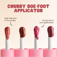 THE SKIN DIET COMPANY Lip Tint - Brick Red | Hydrating Liquid Lipstick for Women | Lip treatment for Dry & Pigmented Lips (4ml)