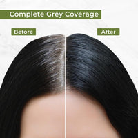 INDUS VALLEY Damage Free Natural Gel Hair Colour for Women | Ammonia & PPD Free Organic Hair Colour with 100% Grey Coverage, Long Lasting Hair Color Trial Pack | Light Brown (Pack Of 2)