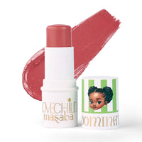 LoveChild Mini Masaba Bloominator Makeup Stick, Lumi-Matte Creamy Blush with Illuminator, Hydrating Shea Butter, Velvety Finish, Buildable, Richly Pigmented, Giggle (Light Pink) 7.5g