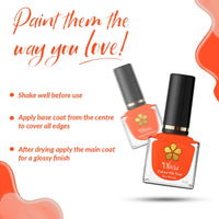 Olivia Nail Paint for Glossy Finish - 5ml (21 Tangelo)