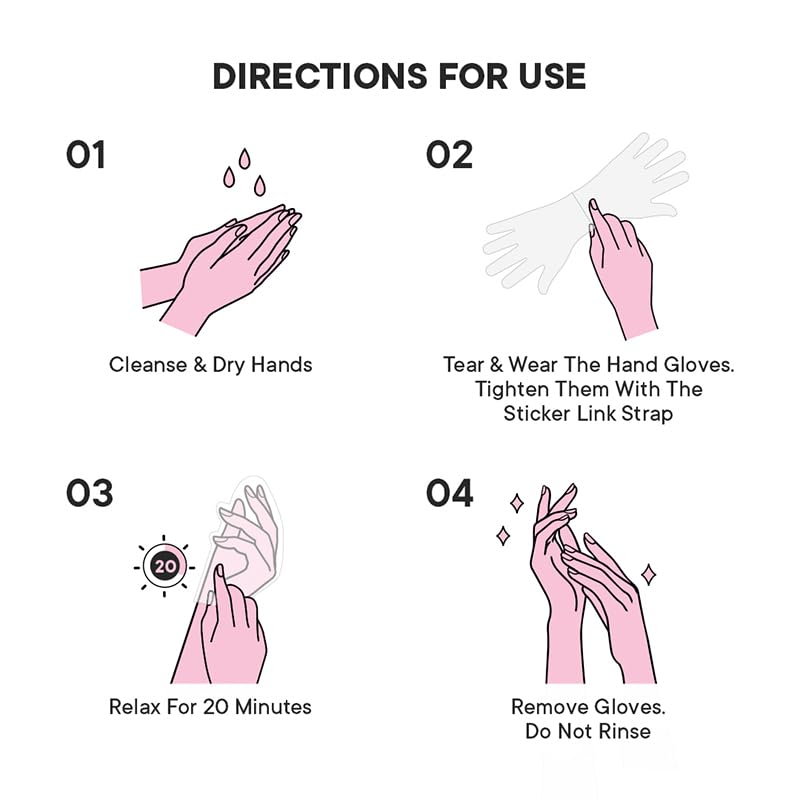 Quench Nourishing Hand Mask | Hydrates & Brightens Hands | Nourishes Nails & Cuticles | Leaves Hands Smooth & Supple | Manicure Kit | Made In Korea (1 Pair Of Gloves, 20Ml)