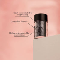 Daily Life Forever52 Star Dust Powder Single Eyeshadow Professional Shiny Glitters & Hydrating Easy-to-Blend Formula Silky Texture for Perfect Face Makeup (Black)