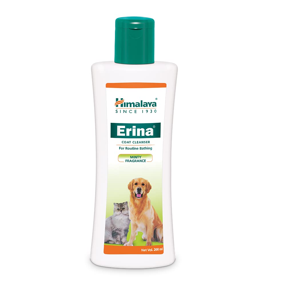 Himalaya Erina-EP Tick and Flea Control Shampoo, 200 ml & Scavon Spray, 100 ml