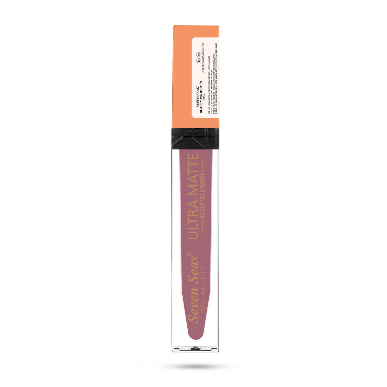 Seven Seas Ultra Matte Liquid Lipstick Trendy Nude Shade (Strike Master)
