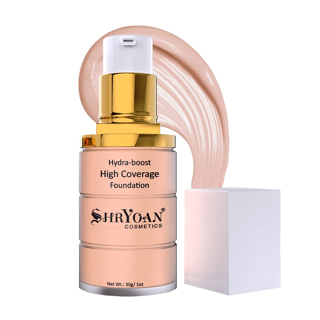 Shryoan Hydra-boost High Coverage Foundation| For Long Lasting Glow & Matte Finish with Full Coverage Foundation (30gm) (Shade 05)