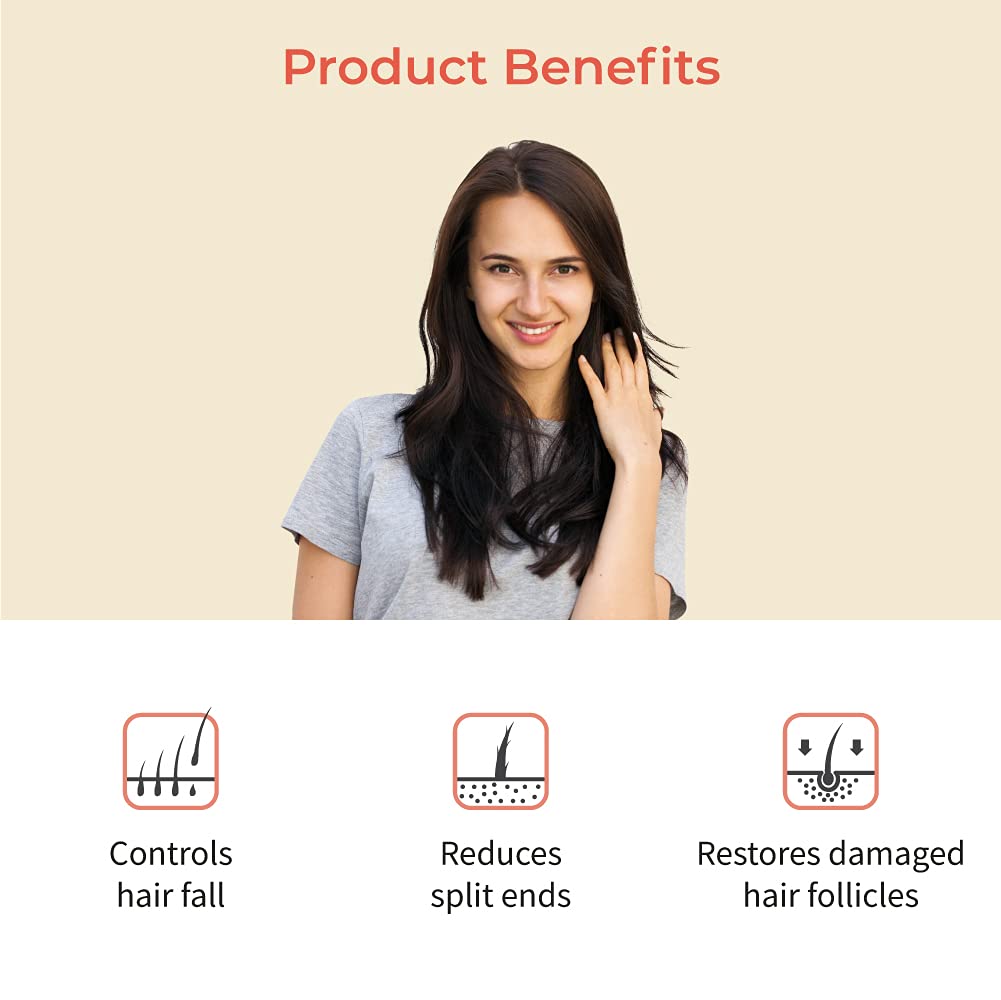 Vedix Praya Root Stimulating Ayurvedic Hair Oil | Hair Growth Oil With Neem + Lotus + Tea Tree - Customized Anti Hair Fall Control Oil - 100ml