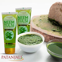 Patanjali Neem Tulsi Face Wash 100gm - Pack of 2