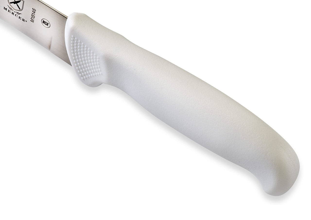 Mercer Culinary Ultimate White 12" Plain Edge Slicer Knife