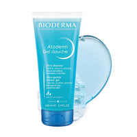 Bioderma Atoderm Gel Douche Ultra Gentle | Soap-Free Daily Use Shower Gel with Niacinamide for 24H Hydration & Glycerin| Boosts Hyaluronic Acid & Ceramides | Normal to Dry Skin (100 ml)