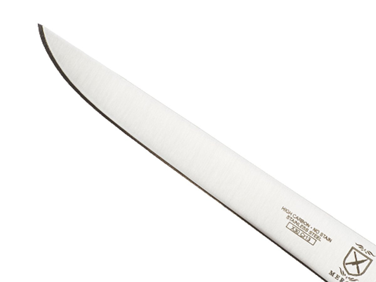 Mercer Culinary M22306 Millennia Black Handle, 6-Inch Stiff, Boning Knife 6" Boning Knife (Stiff)