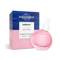 Aqualogica Radiance+ Juicy Dew Drops Illuminating Face Serum for Men and Women - With Watermelon and Niacinamide | Serum for Glowing, Oily & Dry Skin -30ml