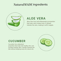KHADI NATURAL Cucumber and Aloevera Cleansing Milk | Make up Remover | with Shea/Kokum Butter | For All Skin Types |Pack of 2 | (210 * 2) (420 ml)