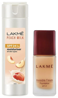 Lakmé Cream Light Coverage Foundation Natural Finish For Oily Skin 120 Ml, 1 Count
