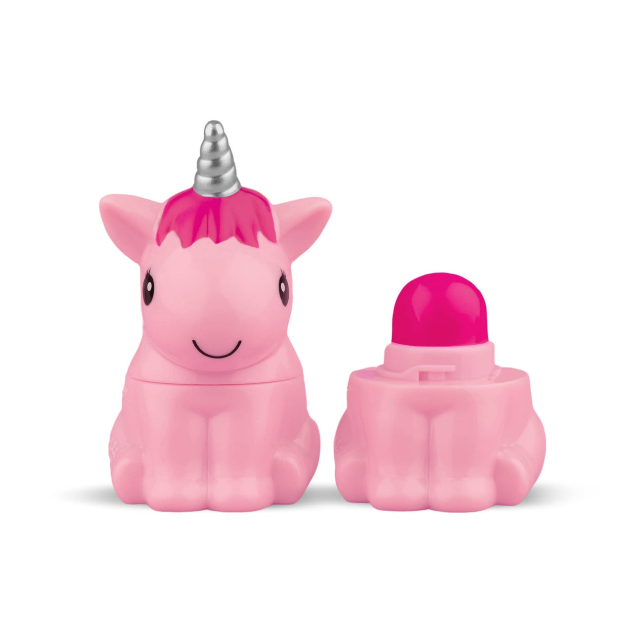 RENEE Princess Stick On Nails Rainbow Unicornquick Fix For Special Occasions & Princess Snowball Lip Balm 3Gm For Pre-Teen Girls, Pink