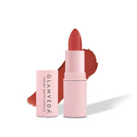 Glamveda Creamy Matte Long Lasting Lipstick with Ceramides & Peptides, Lightweight, 12 Hour Wear, Smudgeproof & Transferproof - Sweet Candy 306